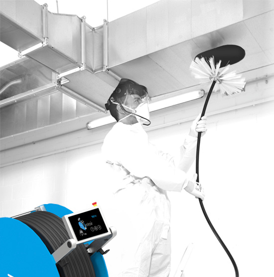 Limpieza de conductos comerciales