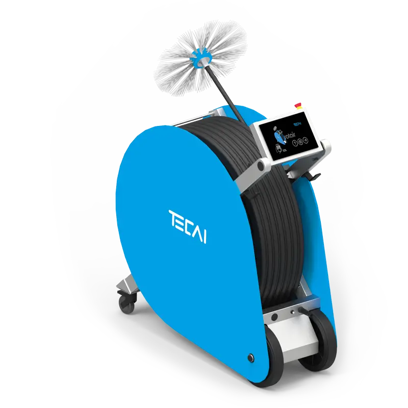 Rotair. Equipo eléctrico para limpieza de conductos de aire