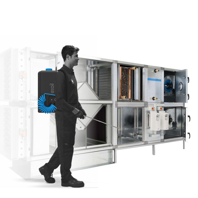 Ecoil. Sistema portátil de limpieza de bobinas mediante inyección activa de espuma y aclarado